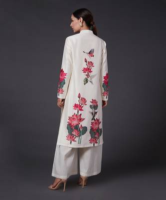 Ivory Printed Kurta Set 2