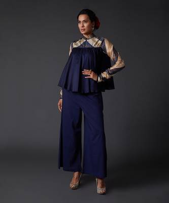 Indigo Blue Printed Tunic  1
