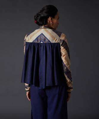 Indigo Blue Printed Tunic  2