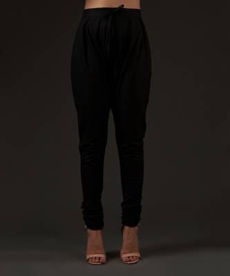 Black Embroidered Kalidar Kurta Set 3