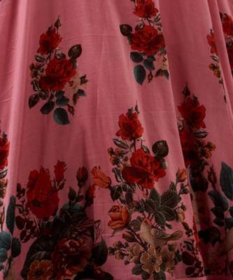 Pink Printed Anarkali Set 4