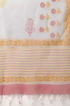White gotta patti pure cotton salwar