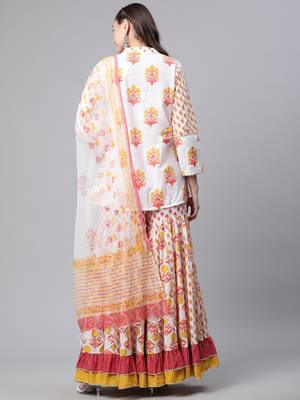 White gotta patti pure cotton salwar 4