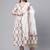 White sequins pure cotton salwar