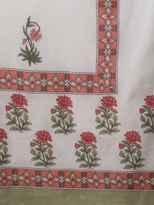White sequins pure cotton salwar 2