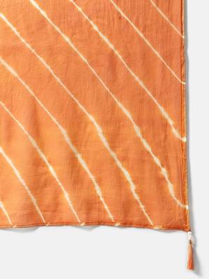 Orange thread chanderi silk salwar 2