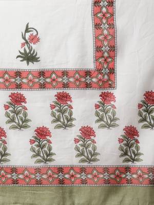 White sequins pure cotton salwar 2