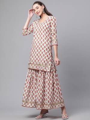 White zardosi pure cotton salwar 3