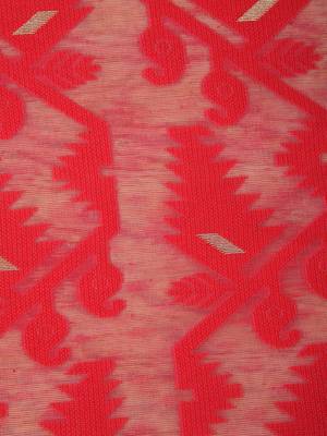 Pinkloom Women'S Beige Hand_Woven Cotton Jamdani Saree Without Blouse 4