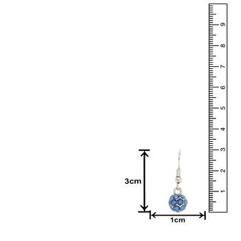 Blue crystal earrings 4