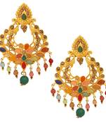 Multicolor crystal earrings