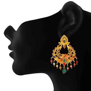 Multicolor crystal earrings 2