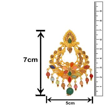 Multicolor crystal earrings 4