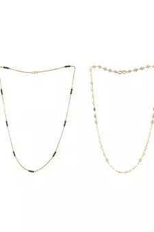 Styylo Fashion Set of 2 Long ans short Designer Handcrafted chain