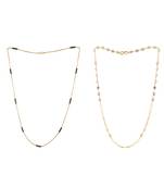 Styylo Fashion Set of 2 Long ans short Designer Handcrafted chain