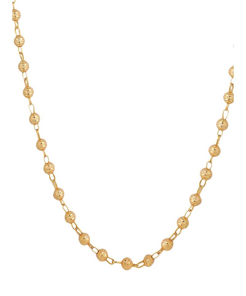 Styylo Fashion Women Gold Plated Handcrafted Beaded Chain