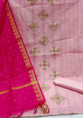 Baby-pink gotta patti chanderi salwar 2