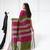 Multicolor woven cotton saree with blouse