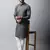 Brown plain cotton men-kurtas