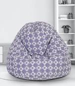Multi Color Digital Print Canvas XXL Bean Bag Cover-without beans