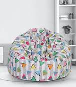 Multi Color Digital Print Canvas XXL Bean Bag Cover-without beans