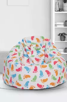 Multi Color Digital Print Canvas XXL Bean Bag Cover-without beans