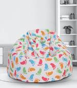 Multi Color Digital Print Canvas XXL Bean Bag Cover-without beans