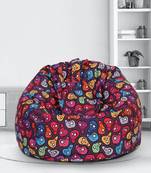 Multi Color Digital Print Canvas XXL Bean Bag Cover-without beans