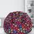 Multi Color Digital Print Canvas XXL Bean Bag Cover-without beans