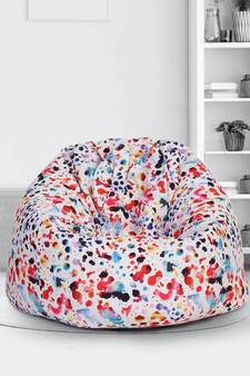 Multi Color Digital Print Canvas XXL Bean Bag Cover-without beans