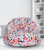 Multi Color Digital Print Canvas XXL Bean Bag Cover-without beans