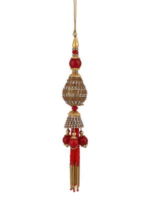 Women's Handmade Ethnic Hanging Latkan Bell Tassel For Blouse Saree,Lehenga and Suits 3