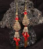 Women's Handmade Ethnic Hanging Latkan Bell Tassel For Blouse Saree,Lehenga and Suits