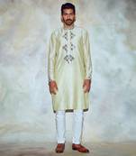Mint Green Embroidered Kurta