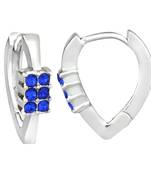 Blue crystal earrings