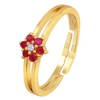 Red crystal rings 1