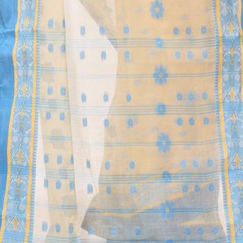Multicolor Woven Cotton Saree Without Blouse 4