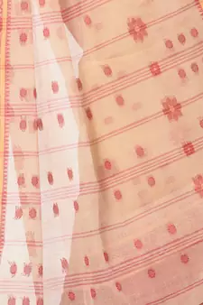 Multicolor Woven Cotton Saree Without Blouse