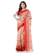 Multicolor Woven Cotton Saree Without Blouse