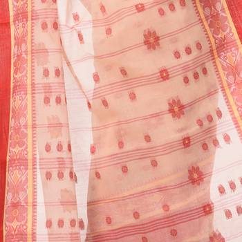 Multicolor Woven Cotton Saree Without Blouse 3