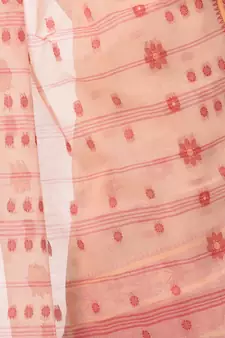 Multicolor Woven Cotton Saree Without Blouse