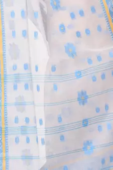 Multicolor Woven Cotton Saree Without Blouse