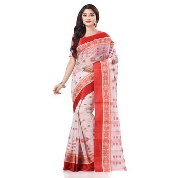 Multicolor Woven Cotton Saree Without Blouse 1