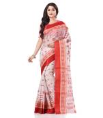 Multicolor Woven Cotton Saree Without Blouse