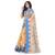 Cream woven cotton saree 