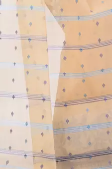 Multicolor Woven Cotton Saree Without Blouse