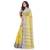 Yellow woven cotton saree 