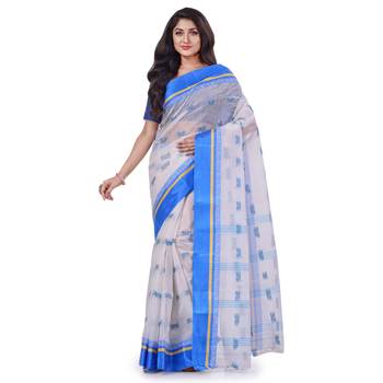 Multicolor Woven Cotton Saree Without Blouse 1
