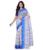 Multicolor Woven Cotton Saree Without Blouse