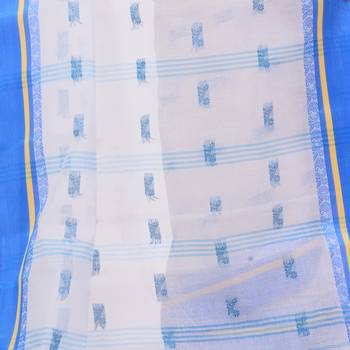 Multicolor Woven Cotton Saree Without Blouse 3